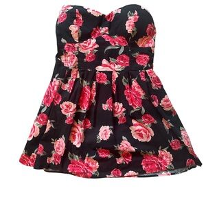 strapless L cocktail tube short dress with padded cups